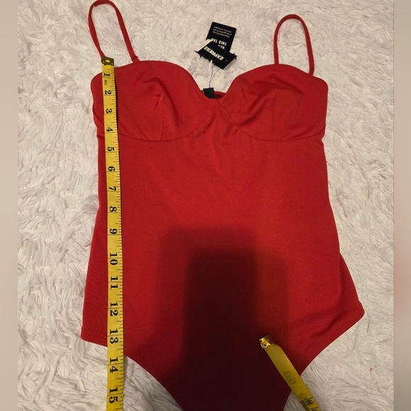 NWT Express Body Contour Women's Size XS Color Red - Picture 4 of 10